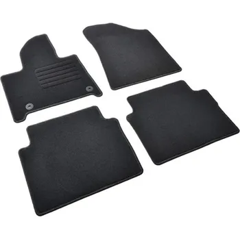 autokoberec Autokoberce textilní přesné černé / černé obšití - Hyundai Santa Fe V (Typ MX5) (2023-) 5-sedadel