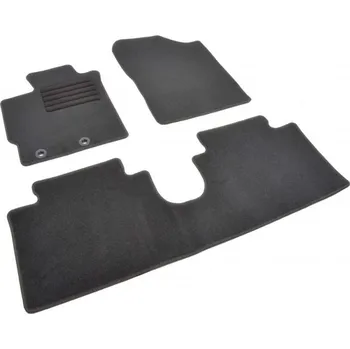 autokoberec Autokoberce textilní přesné černé / černé obšití - Toyota Yaris III (Typ XP130) (2010-2020) 5-sedadel