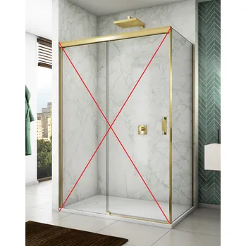 Ronal (Sanswiss) Ronal, CADURA Gold Line boční stěna v 90° CAST Šířka: 110 cm + doprava zdarma + při platbě převodem sleva