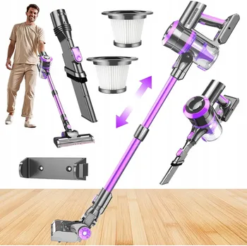 Vysavač Tyčový vysavač Laresar V7 žlutý/zlatý