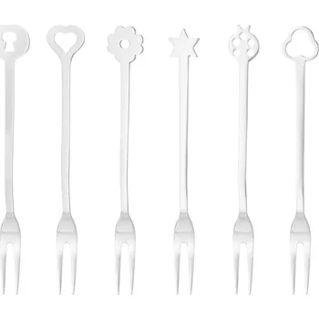 Příbor Sambonet, Koktejlové vidličky Party Portafortuna 6 ks - Formadore