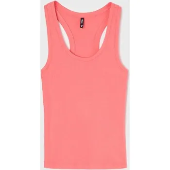 Sinsay - Bavlněné tílko - korálová - 8869J-32X - 8869J-32X-XXS