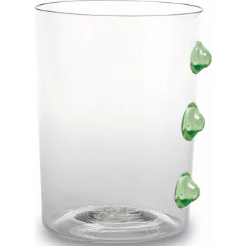 Sklenice Zafferano, Skleněný pohár Petoni 370 ml zelený - Formadore