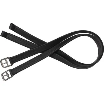 Třmenové řemeny kožené skokové Kentaur - proti ujíždění nohy dozadu Barva: černá, Velikost: 90