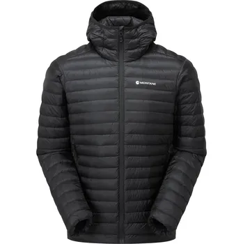 Oblečení a móda Montane ANTI-FREEZE LITE HOODIE-BLACK-L pánská bunda černá
