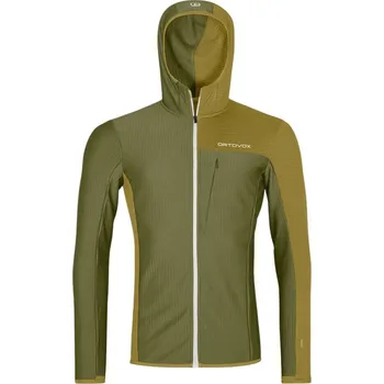 Pánské oblečení Ortovox Fleece Light Grid Hoody JKT M 2024 wild herbs L