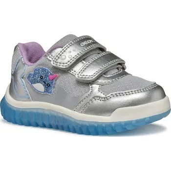 Dívčí tenisky Dětské sneakers boty Geox LIGHTYLOO B5561A.0AJAS stříbrná SLV, EUR 23