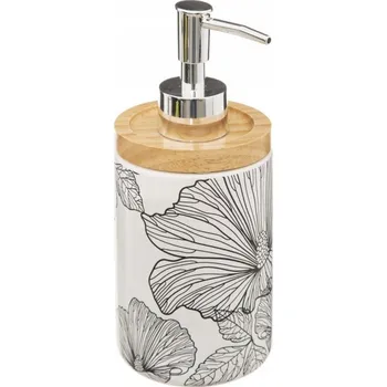 Dávkovač mýdla Ruční dávkovač mýdla stojací 5five Simply Smart 200 ml bílý