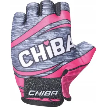 Cyklistické rukavice Dětské cyklistické rukavice CHIBA KIDS růžové, velikost S