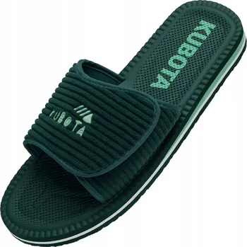 Pracovní obuv Kubota pánské pantofle Rzep Šusťákové zelené, velikost 45