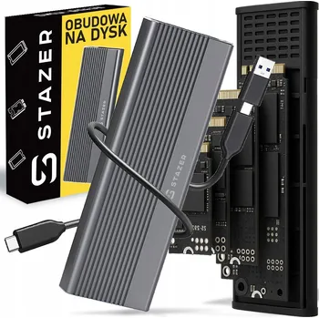 POUZDRO / ADAPTÉR PRO SSD M.2 NVMe PCIe 2v1 USB 3.2 Gen 2 USB-C, BOX pro M.2 disk