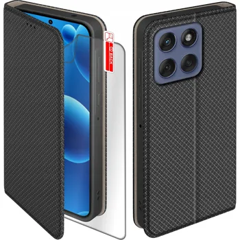 Pouzdro na mobilní telefon Flipové pouzdro TFO pro Motorola Edge 60 Fusion, černé