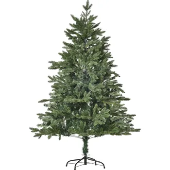 Vánoční stromek HOMCOM Umělý vánoční stromek 1,5 m | zelený