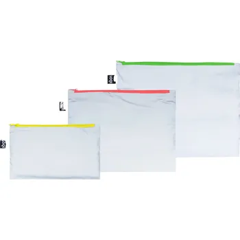 LOQI, Taštičky LOQI Neon s reflexním povrchem 3 ks - Formadore