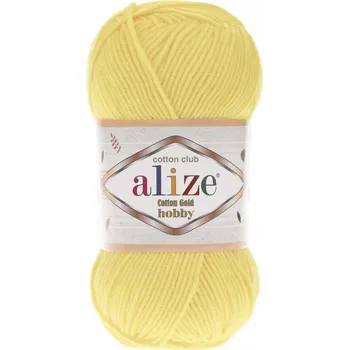 Alize Cotton Gold Hobby světle žlutá 187