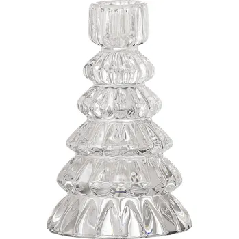 Svícen Bloomingville, Svícen Saynab na klasickou svíčku 13 cm, skleněný - Formadore