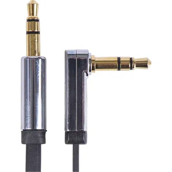 Audio kabel JACK kabel 3,5mm stereo, vidlice - 3,5mm zásuvka 1m