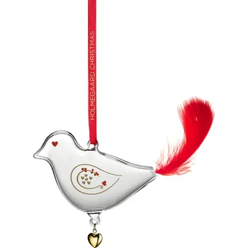 Vánoční dekorace Holmegaard, Vánoční ozdoba ptáček, Ann-Sofi Romme 2025 - Formadore