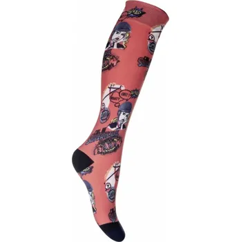 HKM Nylon Print jezdecké podkolenky