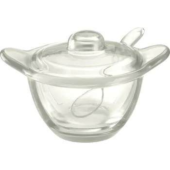 Cukřenka Guzzini, Cukřenka Gocce s malou lžičkou transparentní - Formadore