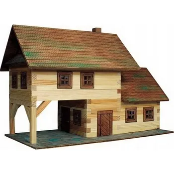 Dřevěná hračka Walachia Skládací Dřevěný Model 3D Hospoda