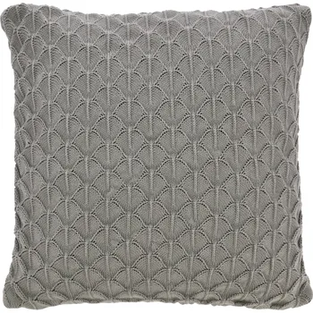 Polštář Södahl, Dekorativní polštář Scallop 45 x 45 cm šedý - Formadore