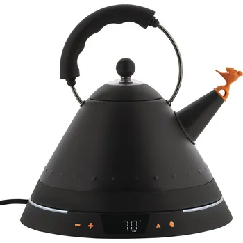 Varná konvice Alessi, Rychlovarná konvice s regulací teploty Alessi MG32 1,5 l černá matná - Formadore