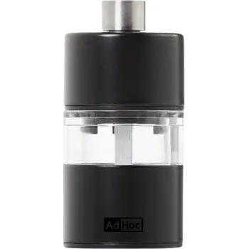 Kuchyňský mlýnek AdHoc, Mlýnek na sůl nebo pepř Minimill, 6,2 cm, černý - Formadore