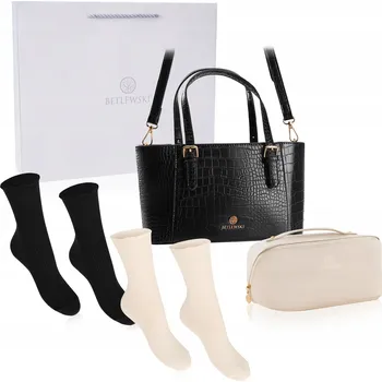 Kosmetická sada Betlewski kabelka eko kůže černá