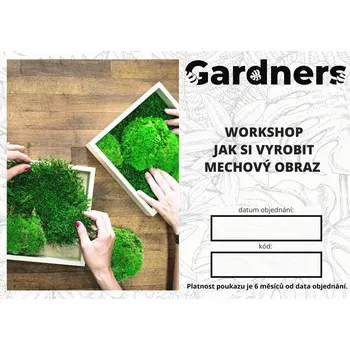 Bytová dekorace Gardners Workshop - Vyrobte si svůj mechový obraz (flexibilní termín)