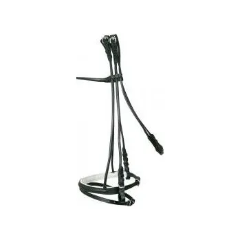 Kožená uzdečka PFIFF černá Velikost: COB