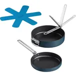 Joseph Joseph, Pánve Space s ochrannými rozdělovači 24 cm + 28 cm sytě modré 3 díly - Formadore