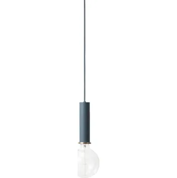Ferm Living, Závěsná lampa Socket Pendant velké tmavě modrá - Formadore