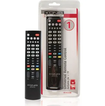 Dálkový ovladač König Dálkový ovladač pro 1 TV KN-RCU10B