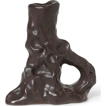 Svícen Ferm Living, Svícen Dito jednoduchý hnědý - Formadore