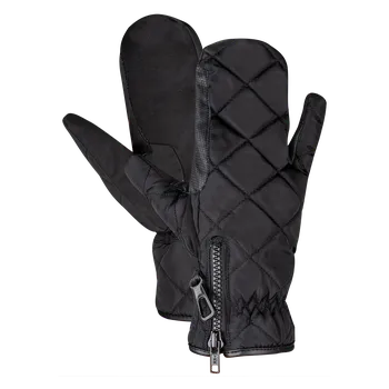 Jezdecké rukavice Zimní jezdecké palčáky Diamond Winter Plus černé Barva: černá, Velikost: XL