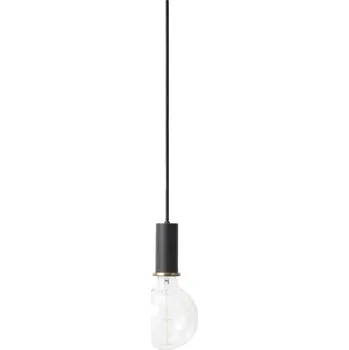 Ferm Living, Závěsná lampa Socket Pendant malá černá - Formadore