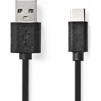 Nedis kabel USB-A na USB-C CCGP60600BK01