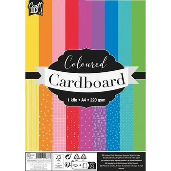 Papír pro tiskárny Grafix Barevné papíry s texturou A4, 1kg, 220g/m2