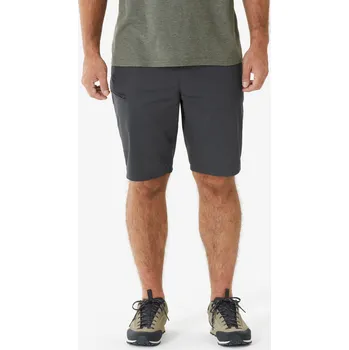 Pánská móda QUECHUA Pánské turistické kraťasy NH 500 Regular 42 ŠEDÁ