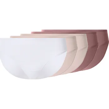 Dámské spodní prádlo esmara® Dámské kalhotky, 5 kusů (růžová/bílá, XS(32/34))