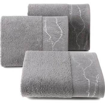 Ručník SADA RUČNÍKŮ METALIC5 6KS 50X90 CM ŠEDÁ