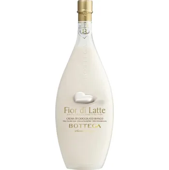 Likér Bottega Fior di Latte White Chocolate Cream Liqueur 15 % 0,5 l