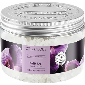 Masážní přístroj Organique ORGANIQUE Černá orchidejová sůl do koupele 600g