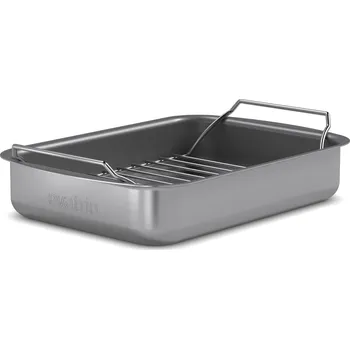 Pánev Eva Solo, Pekáč s roštem Eva Trio s povrchem Slip-Let 19,5 x 28,5 cm - Formadore