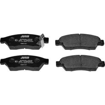Brzdová destička Sada brzdových destiček, kotoučová brzda JURID 572545J