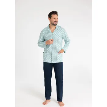 Pánské pyžamo Regina 486 zelené pánské pyžamo