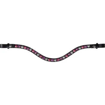 Jezdectví Čelenka HKM Cherry lilac/lilac COB