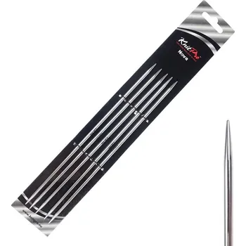 Nástroj na niť a příze Nova Kovové ponožkové jehlice 20 cm 3,25 mm