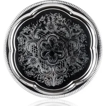 Tác Banquet Akcent - chrom, kulatý, průměr 35 cm